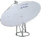 2.4 metre C/Ku Band prime focus dish Fortec Star model FC08